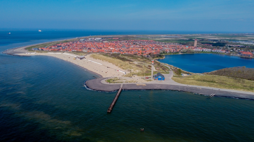 Westkapelle vanaf boven