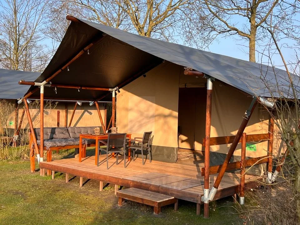 Grote stacaravan